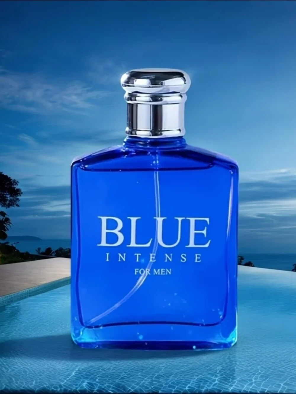 Men Sealed Blue Intense Eau De Parfume 3.4oz